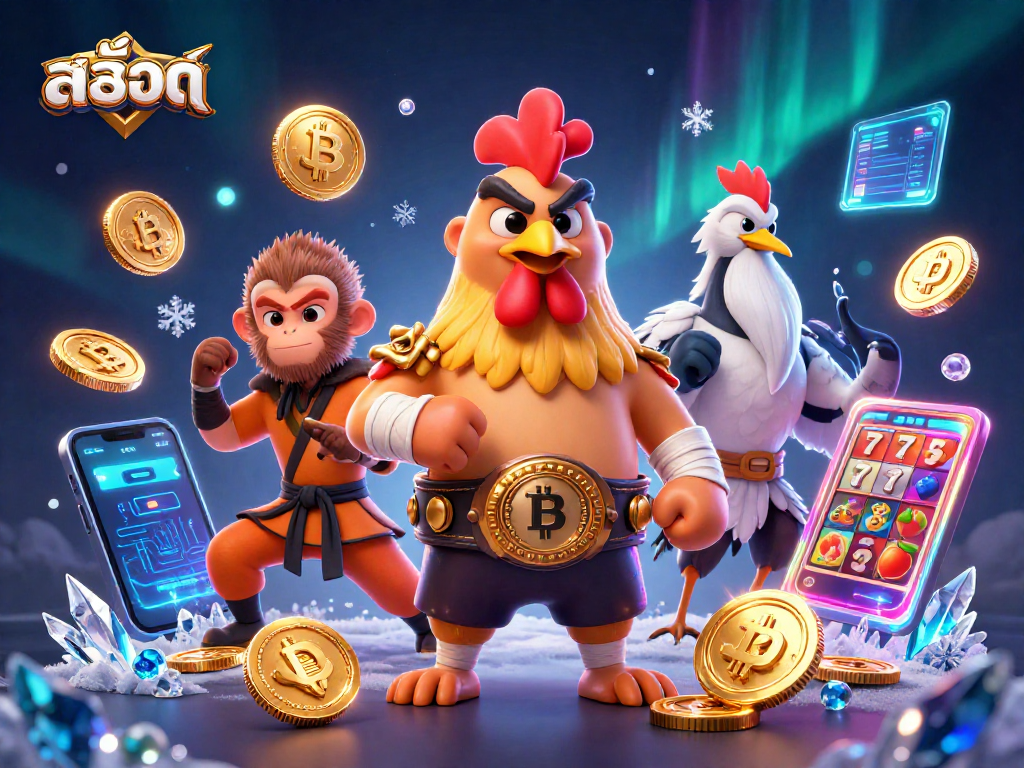 Immerse yourself in the thrilling world of สล็อต with vibrant characters showcasing the excitement of gambling!