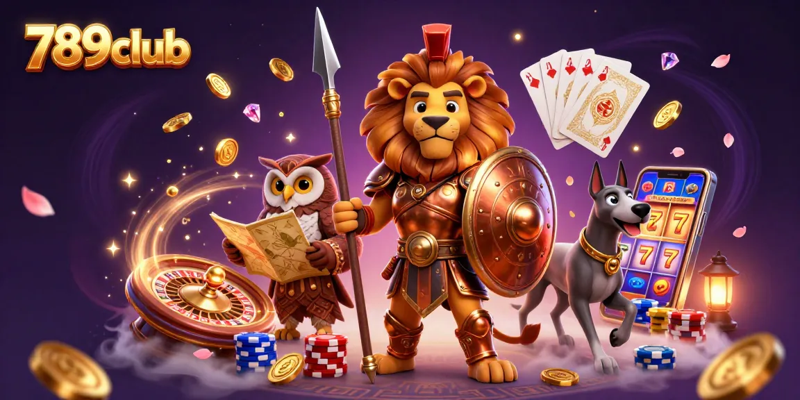 Experience the thrill of 789club with our engaging 3D casino illustration showcasing dynamic game elements.
