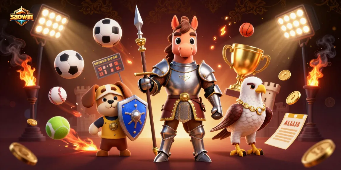 Experience thrill at saowin with immersive 3D gaming elements and dynamic sports action.