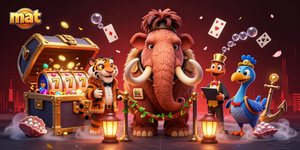 Bet big with mat as the woolly mammoth bouncer checks IDs at this flashy casino.