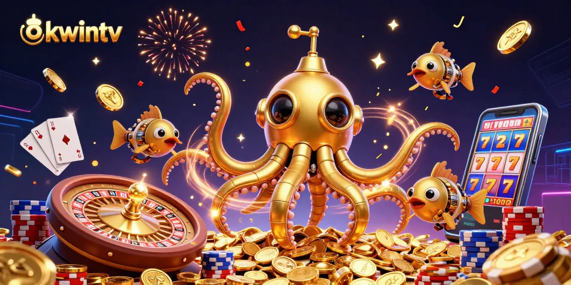 Experience the thrill of betting with okwintv's vibrant casino scene featuring golden treasures and dynamic action.