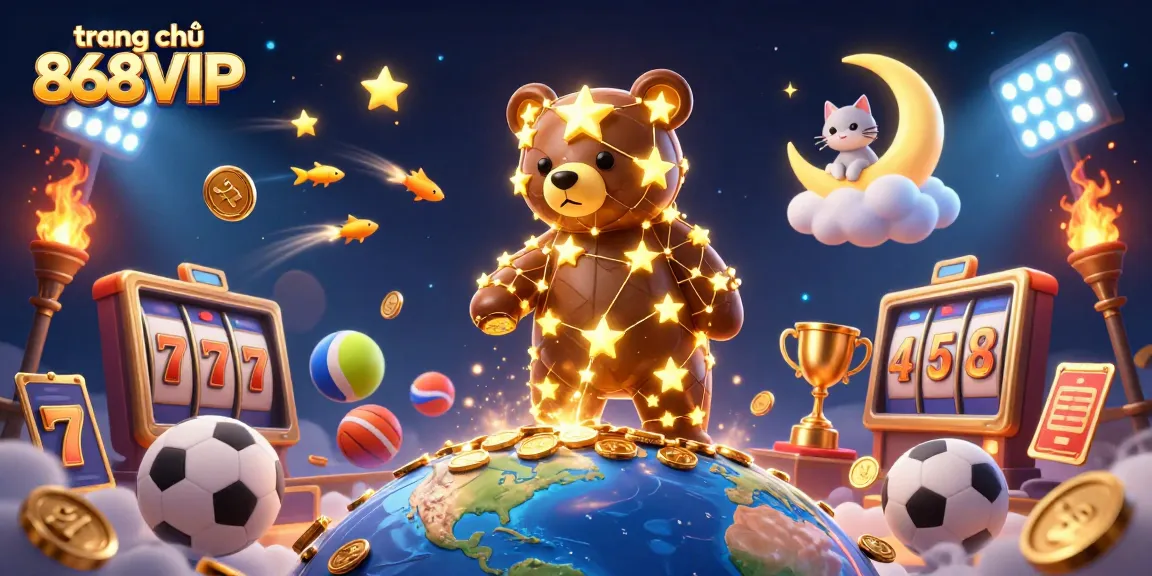 Engage with the dynamic gaming adventure at trang chủ 868VIP, featuring exciting slots and lively characters.