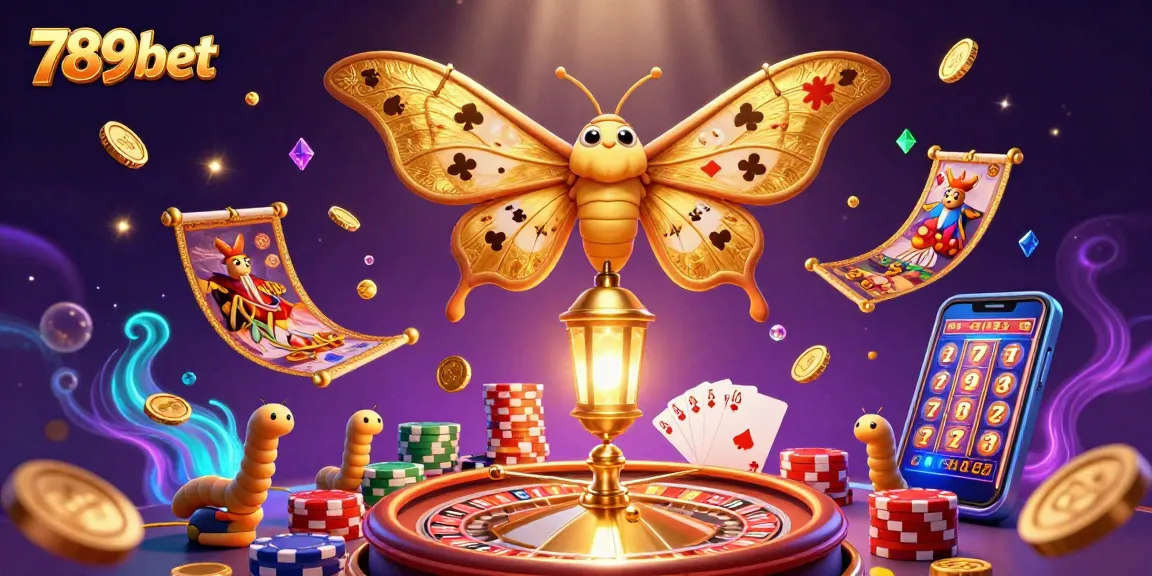 Experience the thrilling excitement of 789bet with captivating casino scenes and vibrant gaming elements.
