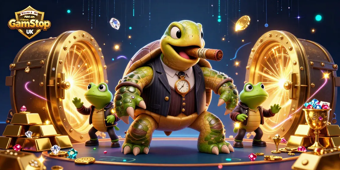 Betting Sites Not on GamStop UK illustration featuring a dynamic scene with characters and vibrant casino-themed elements.