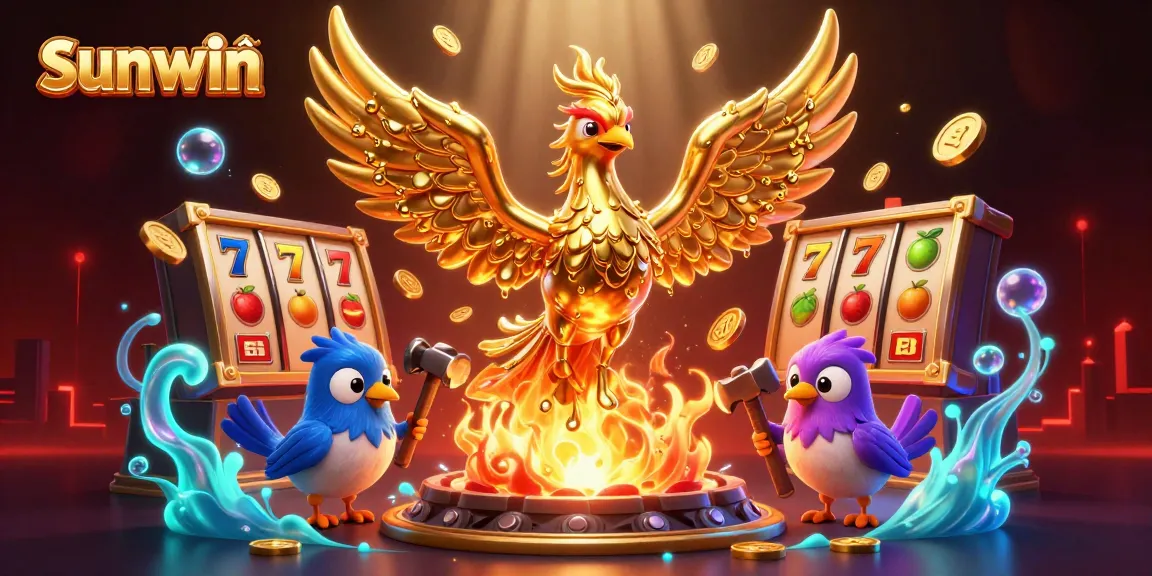 Spin and win with sunwin tải bringing golden phoenix rewards in vibrant gaming atmosphere