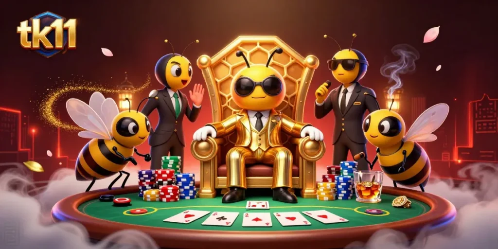 Engage in thrilling poker games at tk11, with immersive characters and dynamic casino elements.