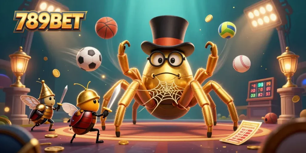 Engage with thrilling sports betting action at 789BET featuring a captivating casino scene