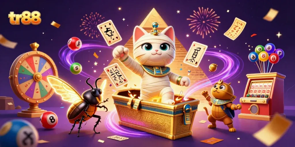 tr88 offers an exciting gaming experience with dynamic characters and vivid casino elements.